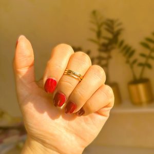 انگشتر مینیمال موج